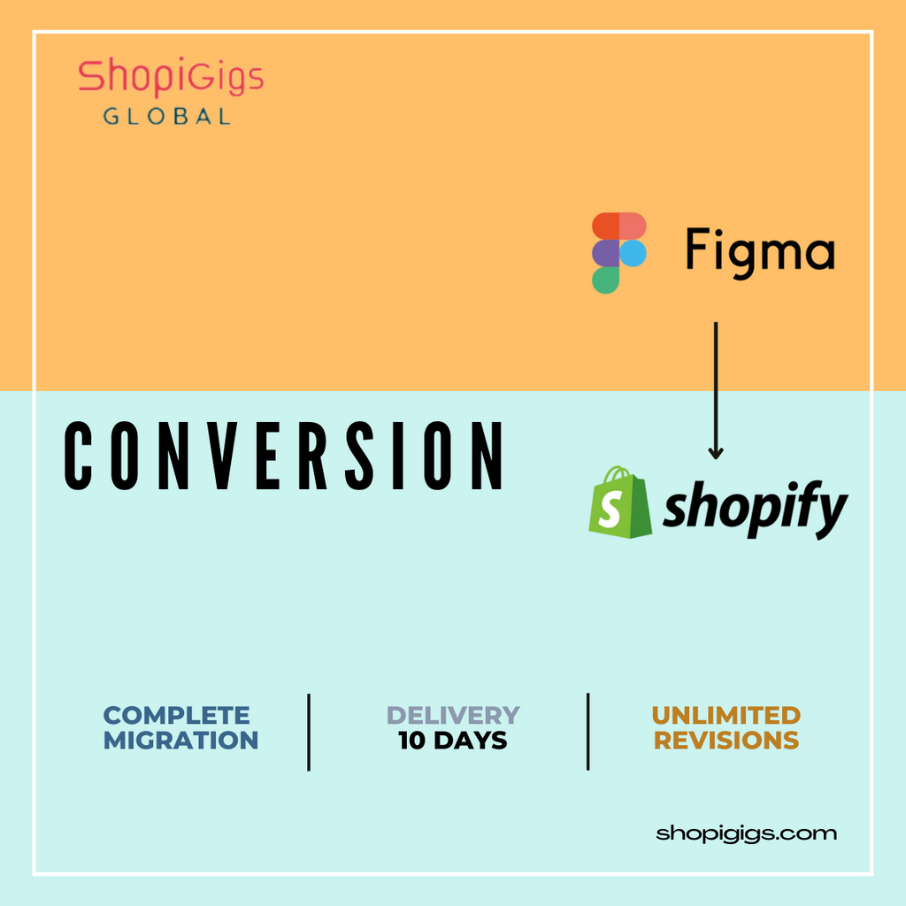 Shopigigs convert or migrate Figma design to shopify. Our developers build wonderful online stores and beautiful shopify e-commerce websites from scratch. Shopify agency, transfer to shopify, shopify stores. 100% Responsive